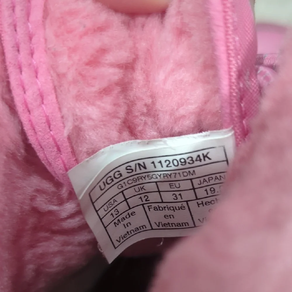 UGG Pink Fur-Lined Boots Butte II